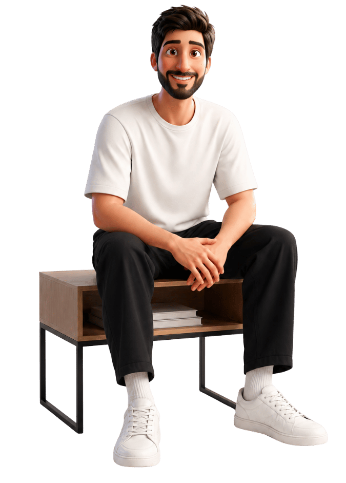 3D character illustration of Kaan